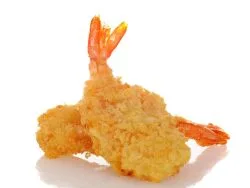 Butterfly breaded shrimps