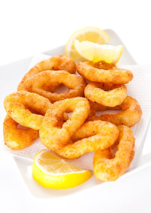 Yialtas - Battered squid rings scaled